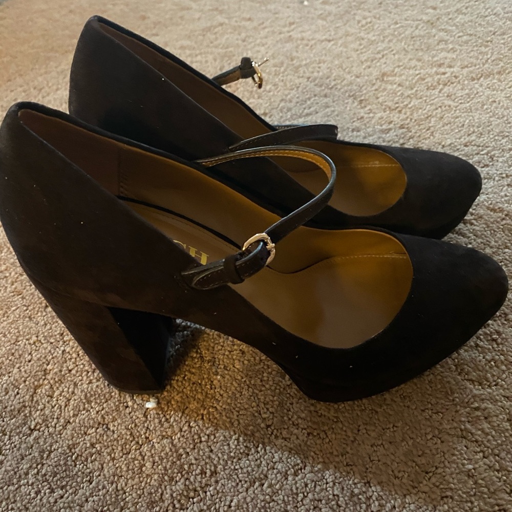 Coach platform heels